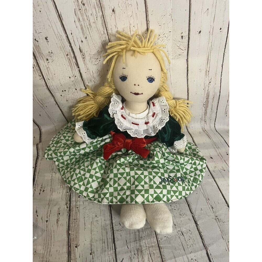 Jim Shore Best Pals Holiday Janet Doll Collectible